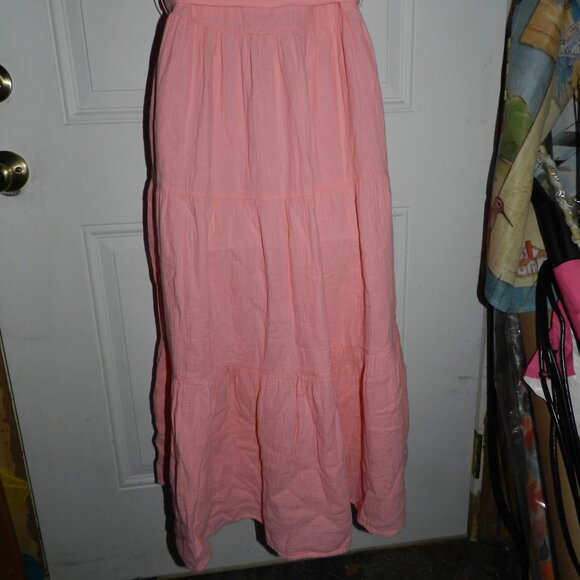 J.Crew Factory $110 Belted Gauze Midi Dress in Pink Size 10 🆕FAST⌚📦🏃🏻💨⚡🚚 - Picture 11 of 14